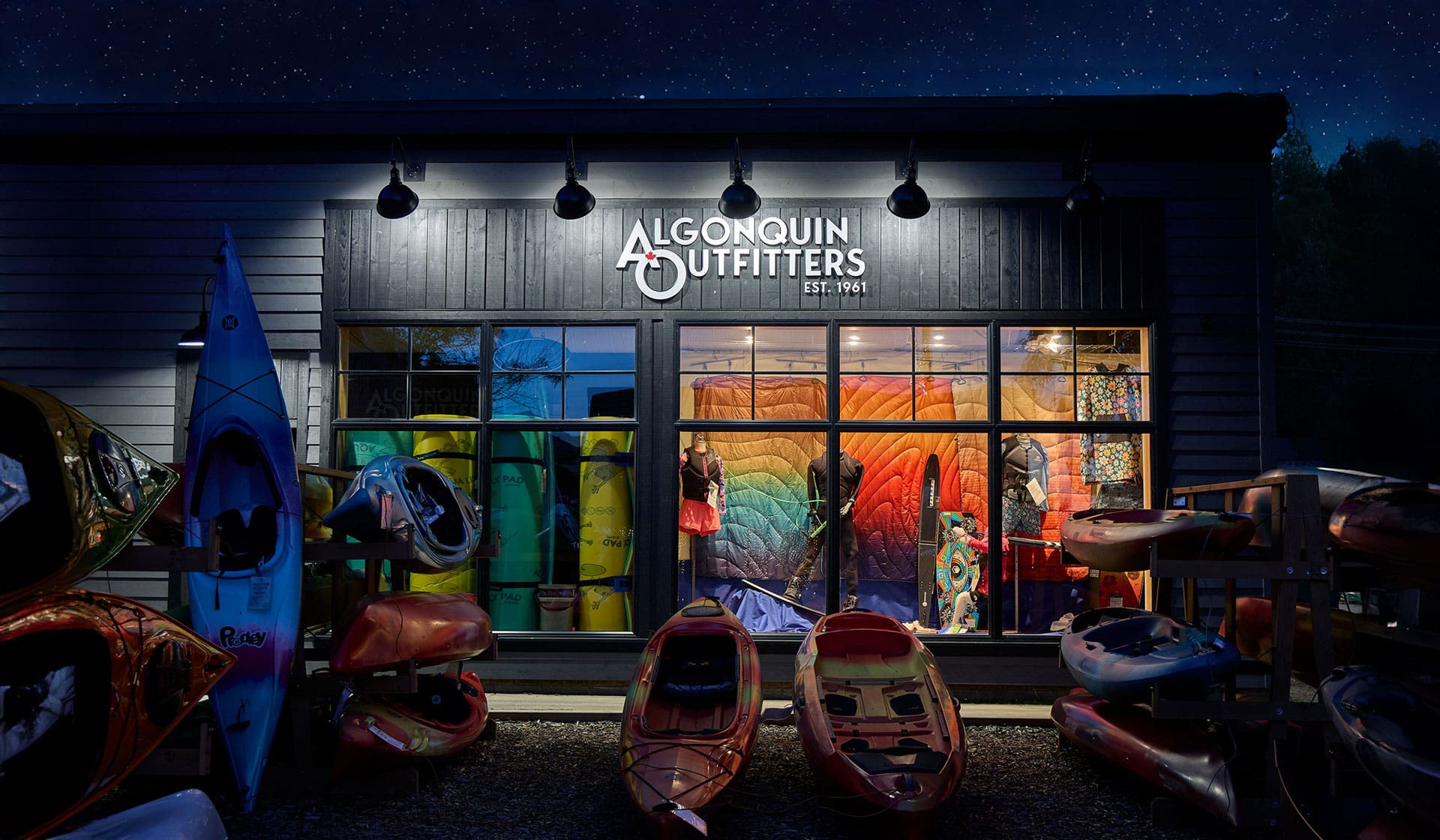 Algonquin Outfitters commercial build