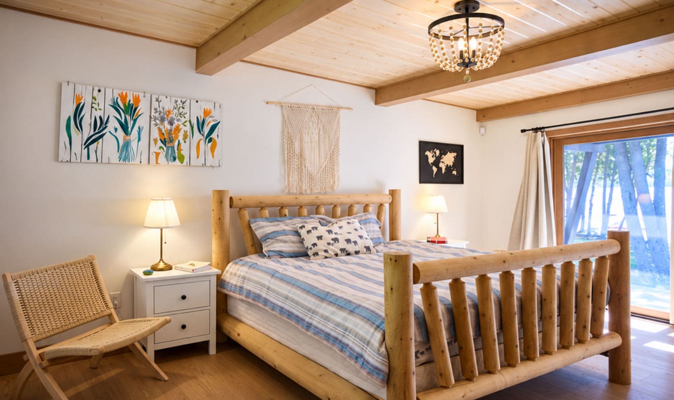 Bedroom renovation after